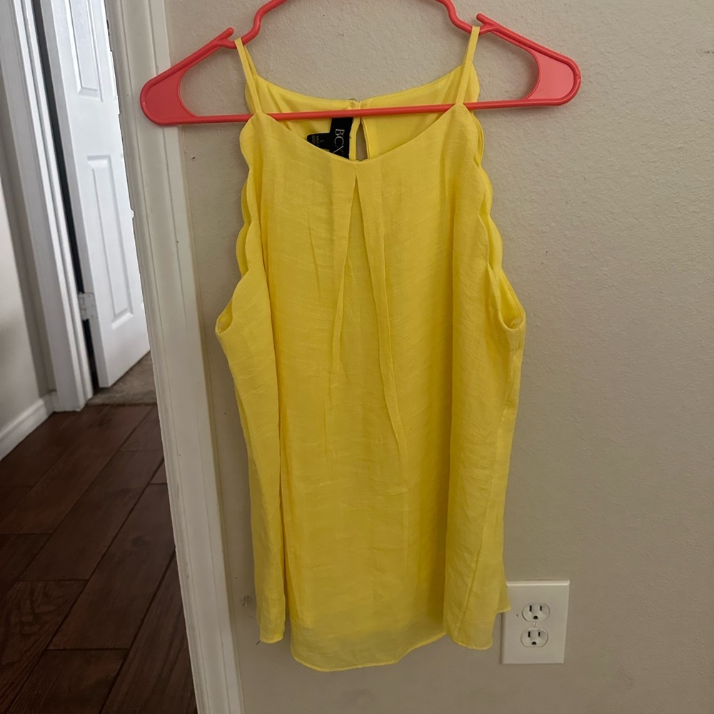 Yellow tank top